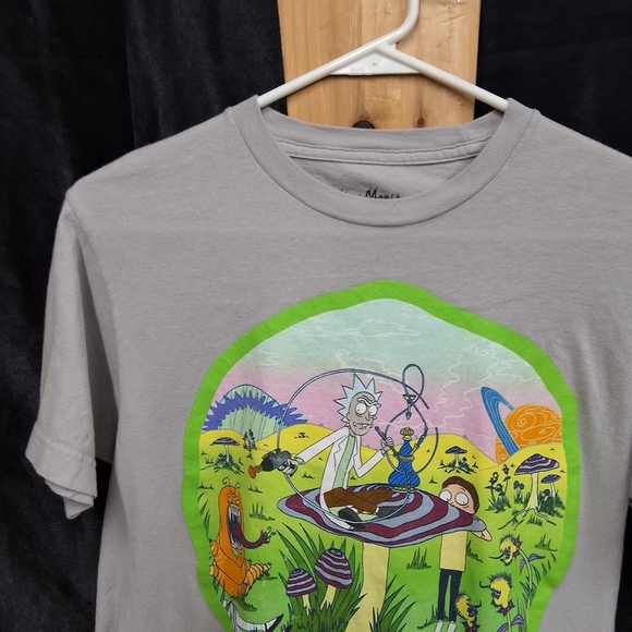Grey Ricky and Morty size mens medium short sleeve crew neck t shirt - Picture 13 of 13